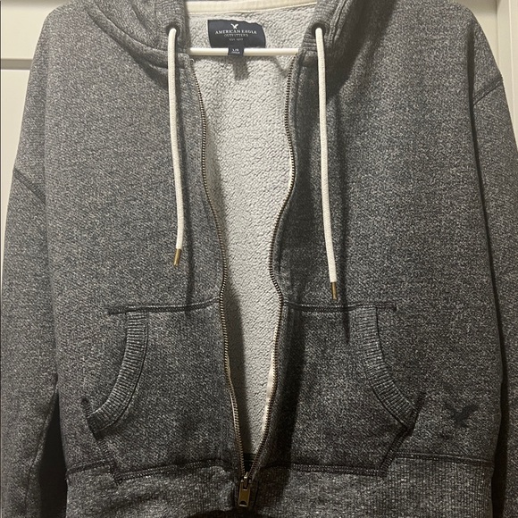 American Eagle Vintage Gray Hoodie - Picture 5 of 5